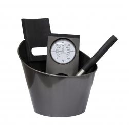 HARVIA Sauna Zubehör-Set Black Steel 