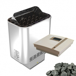 Saunaofen NORDEX next + EOS Steuerung Econ D2 - incl. Saunasteine 