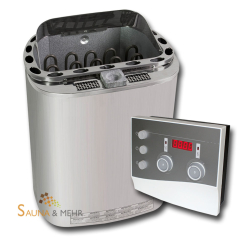 Technik-Set | Combi-Saunaofen 9 kW + Steuerung Combicontrol K3 - incl. Saunasteine 