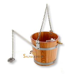 Schwalleimer mit Haltekette zur Deckenmontage 