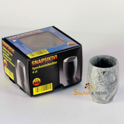 Sauna Specksteinbecher aus Naturstein 