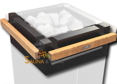 HARVIA Reling für Virta-Saunaofen 2-tlg. - Front-/Seitenwand - 