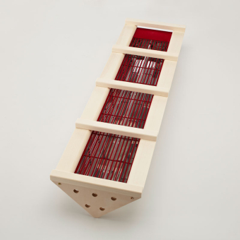 Holzrahmen für Vitallight-Strahler iPX4 für Eckmontage - Espe 