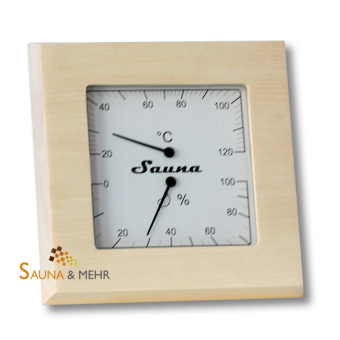 Sauna Thermo-/Hygrometer "Wave" - Gehäuse ESPE 